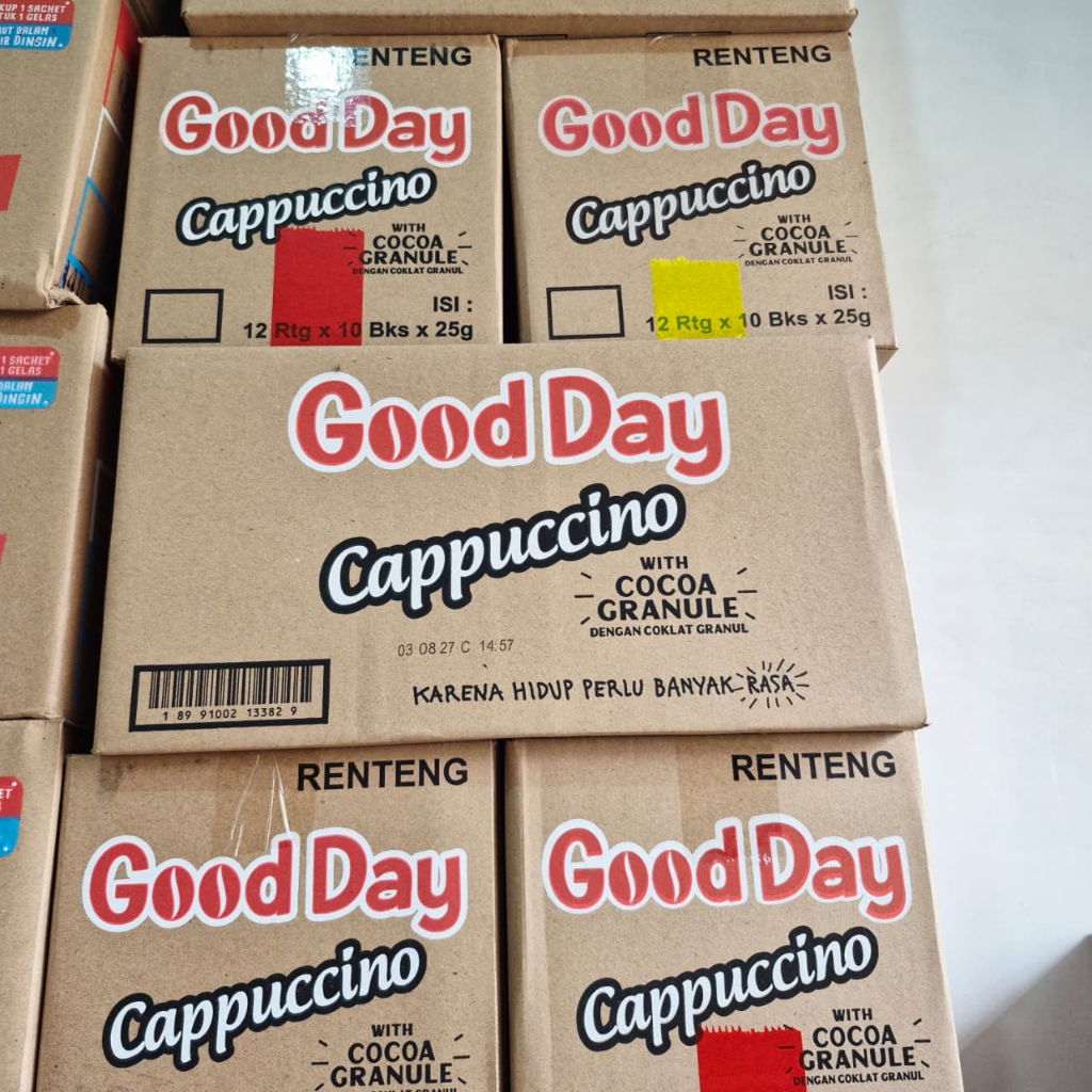 GOOD DAY CAPPUCINO 1 KARTON ISI 120 PCS