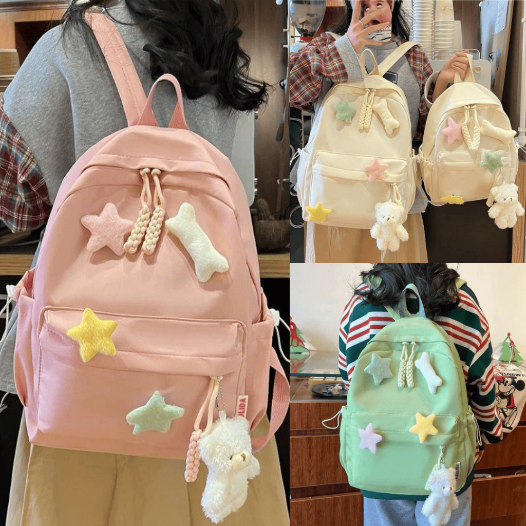 Ransel wanita Korea Import Tas sekolah backpack fashion bag Jepang