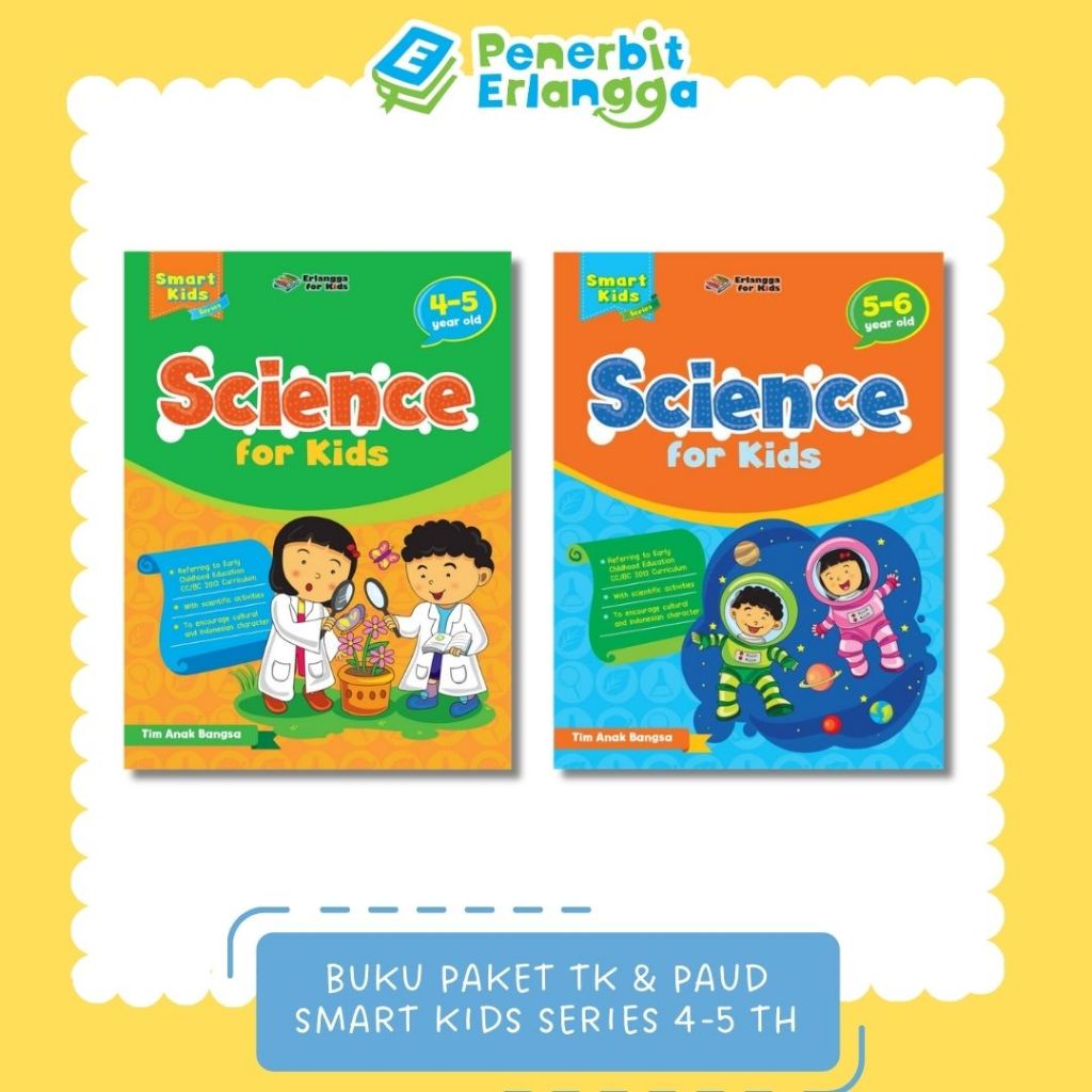 [Erlangga] Buku Paket Paud: Seri Smart Kids - Erlangga For kids