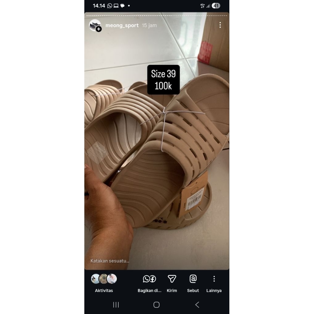 Sale diadora sandal women ori