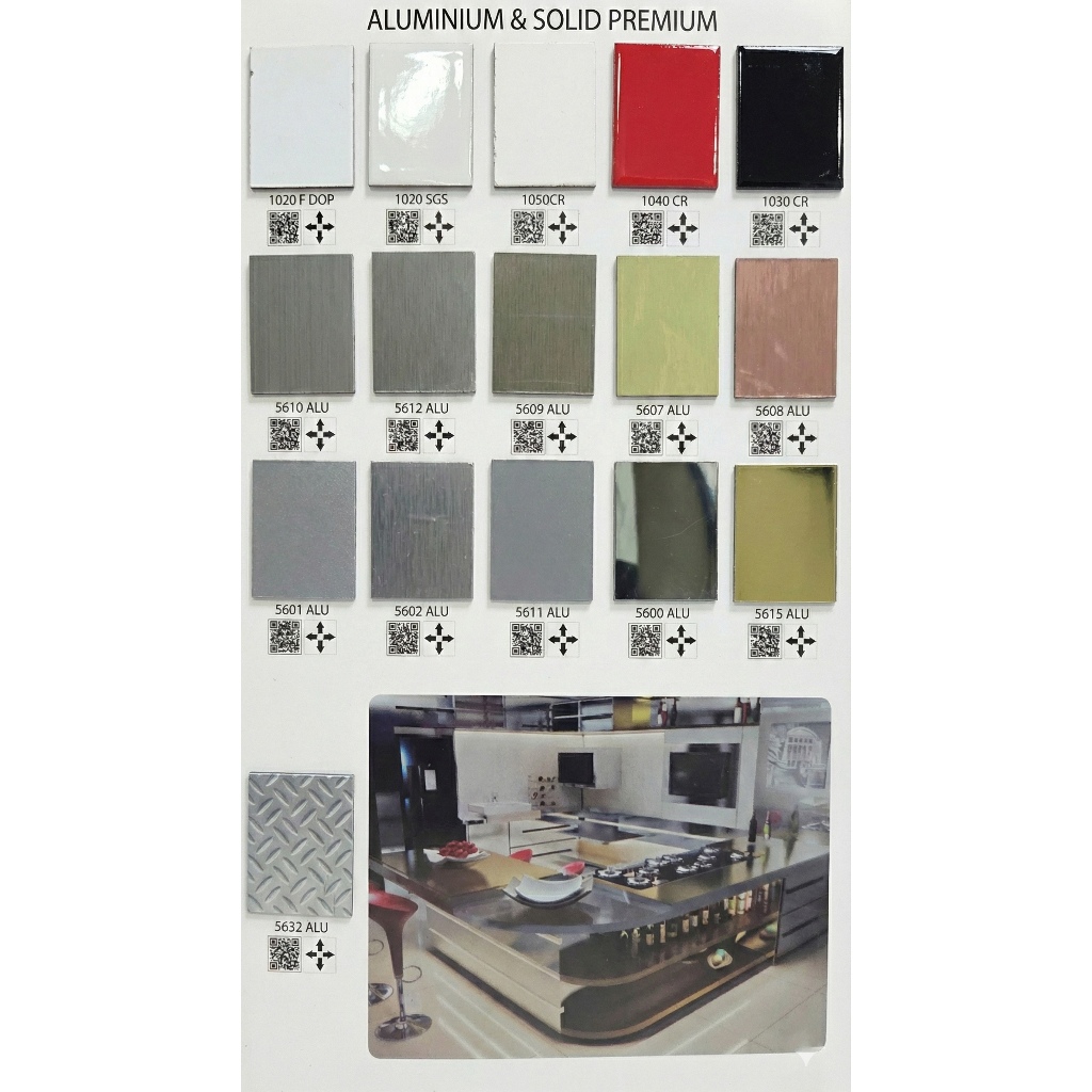 HPL Furniture Mebel Mirror Special Alumunium  Winston Glossy Texture Premium Quality