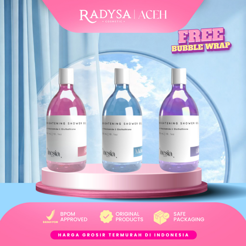 RADYSA - Inesia Brightening Shower gel | SABUN INESIA 300ml