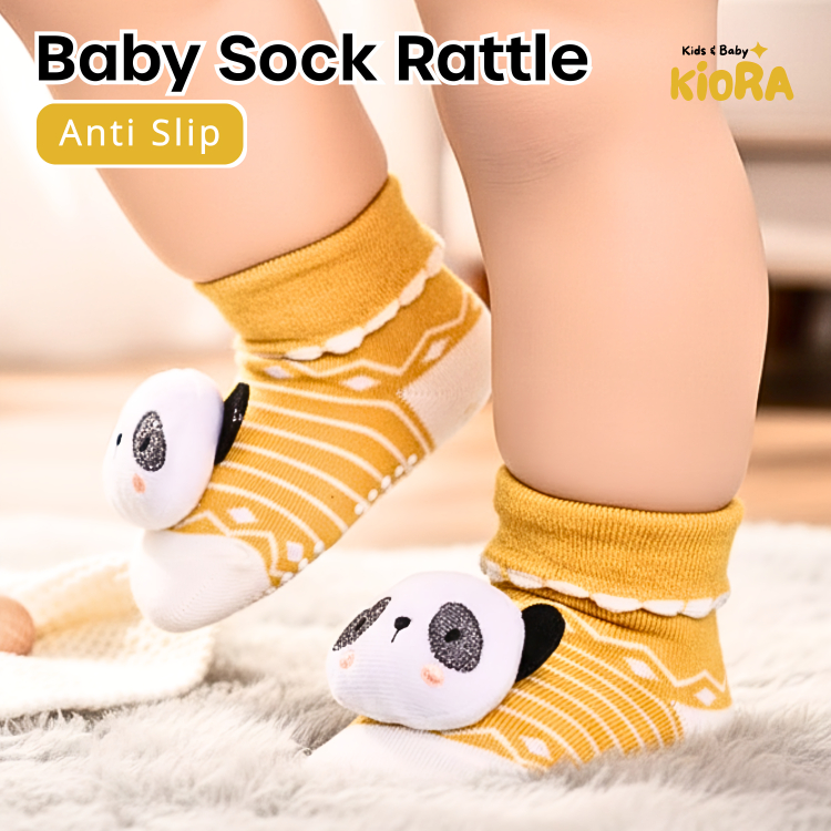 Kaos Kaki Bayi Anti Slip 0 - 9 Bulan Kaos Kaki Bayi Newborn Kaus Kaki Boneka Lucu 3D