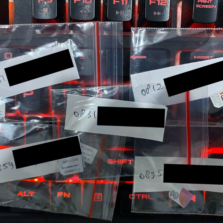 Kartu Perdana Nasional Campur BekasFresh