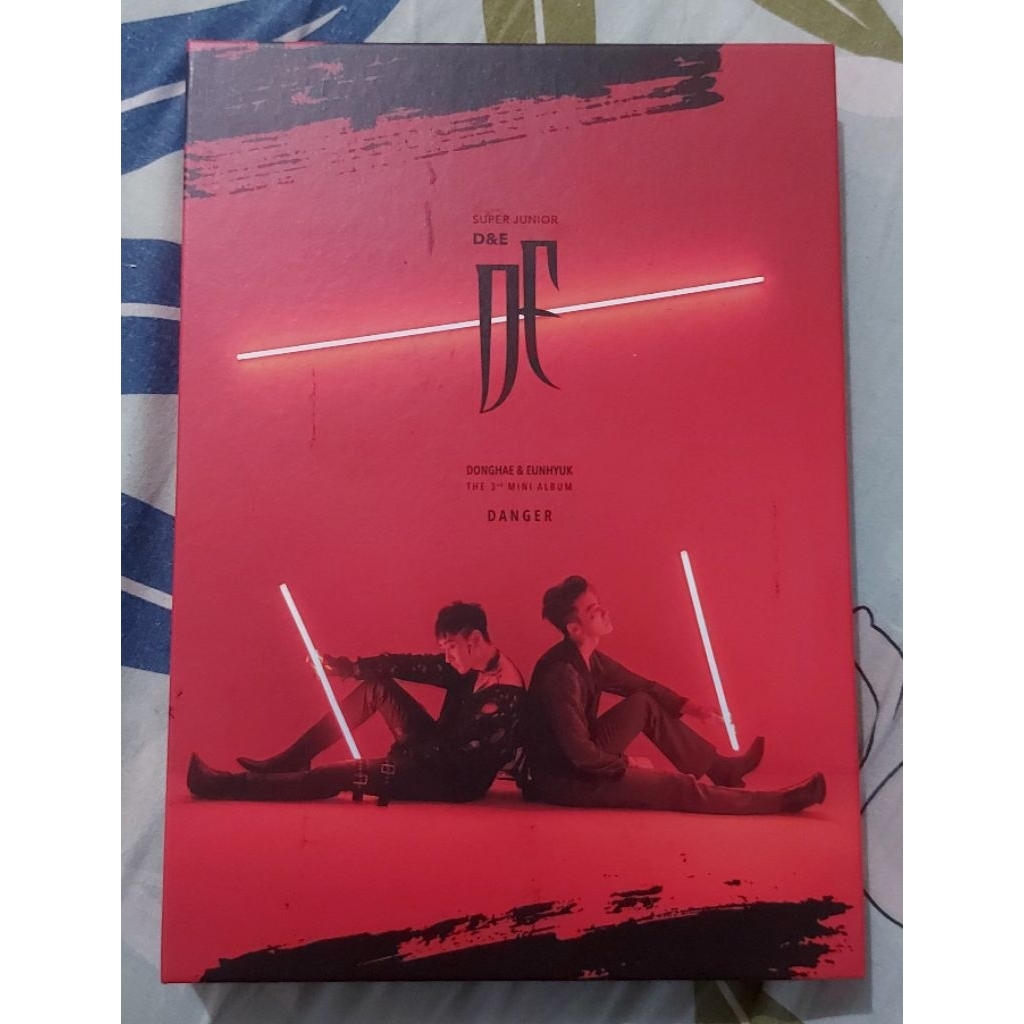 READY  Album SUPER JUNIOR D&E "DANGER VER.RED" OFFICIAL (Fullset with PC Donghae)