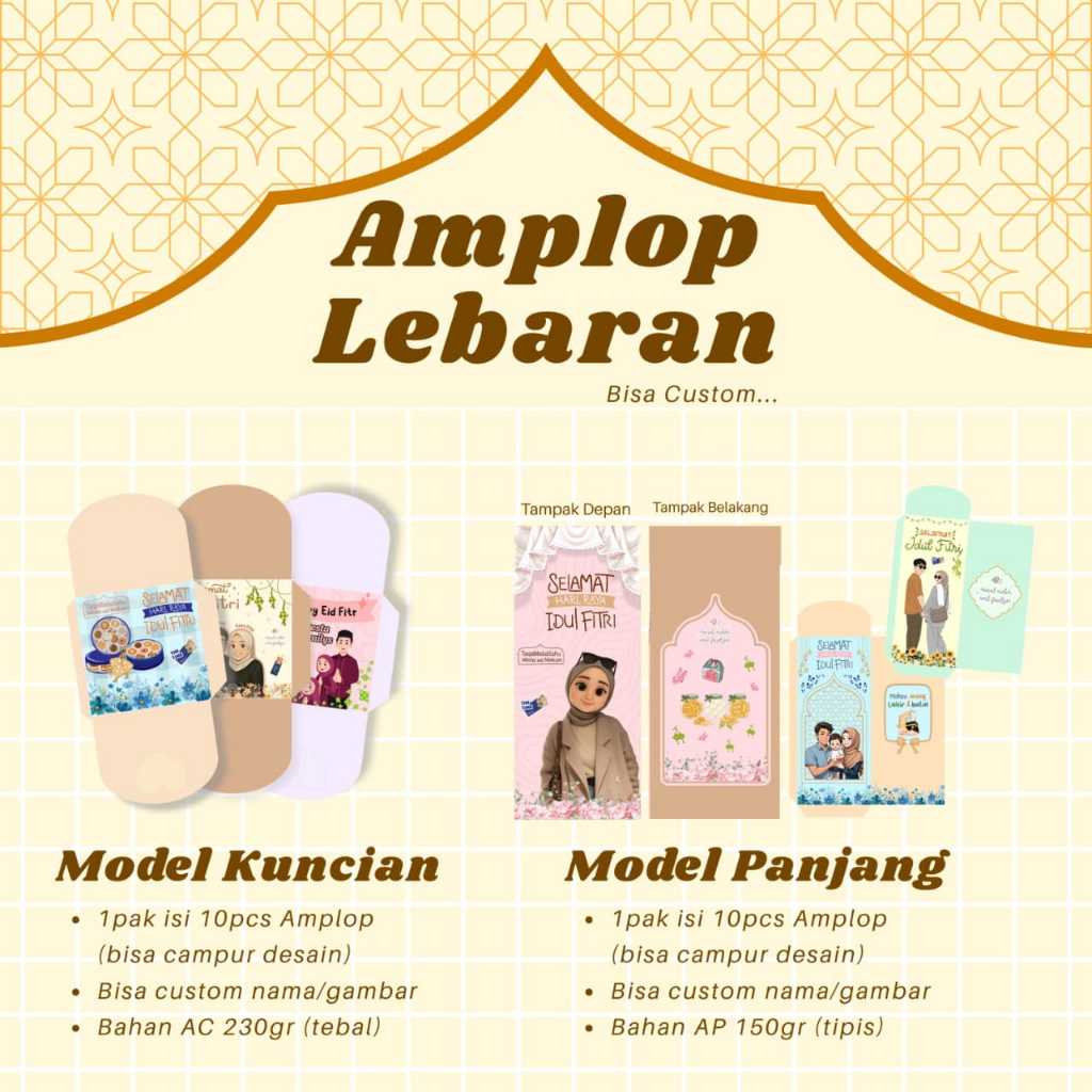 Amplop Lebaran/Amplop Panjang
