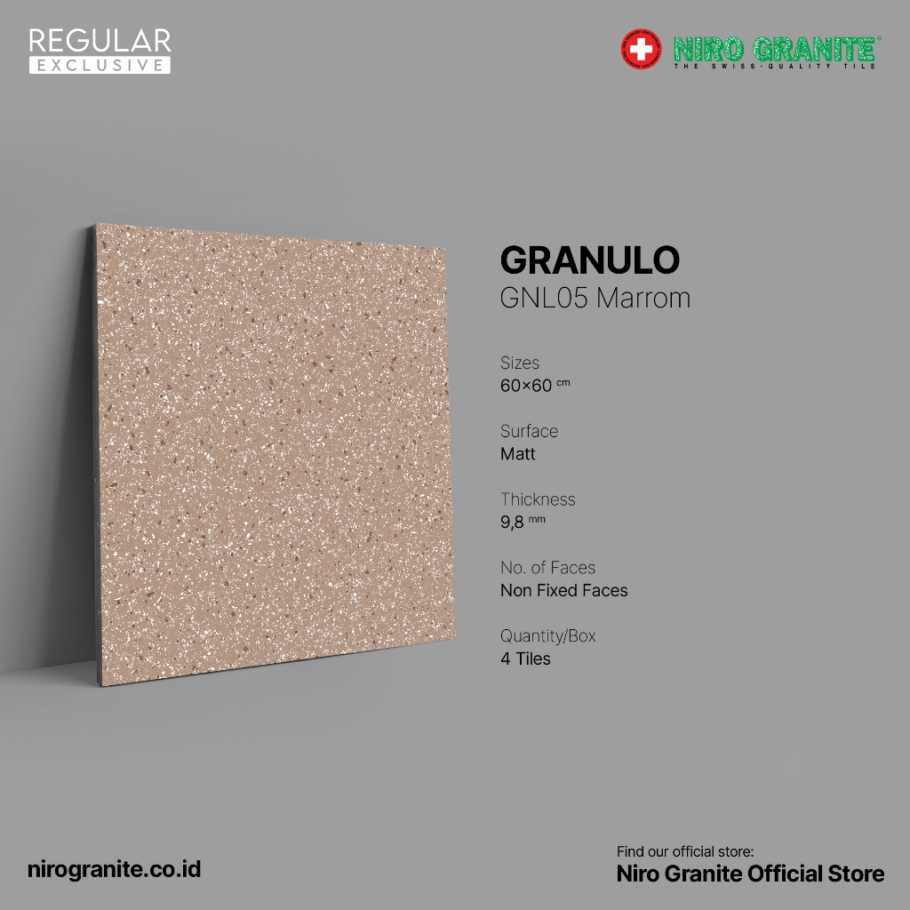 NIRO GRANITE 1st Grade - Granulo GNL05 - Matt - 60 x 60
