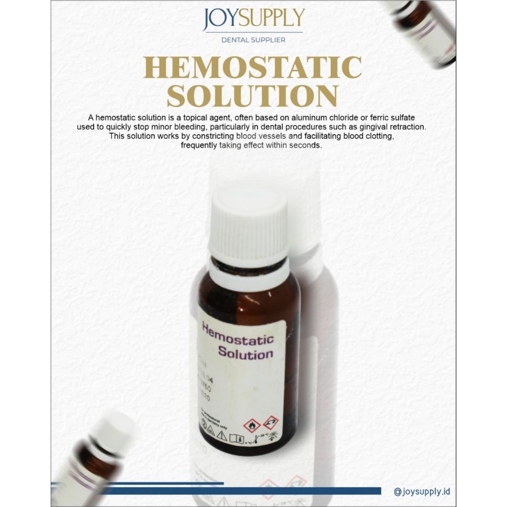 HEMOSTATIC SOLUTION | ALUMINIUM CHLORIDE|CAIRAN VISCOSTAT MENGHENTIKAN DARAH
