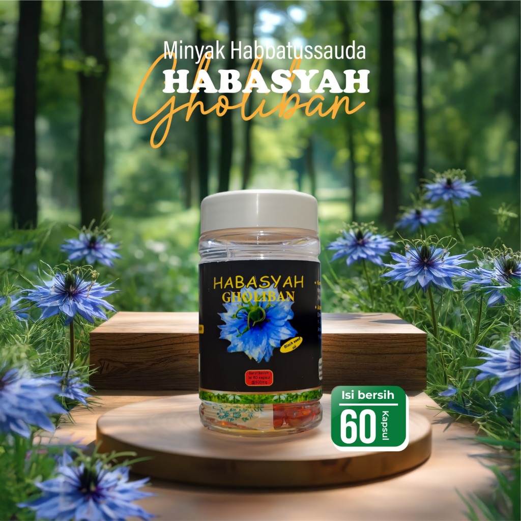 Kapsul Minyak Habbatussauda Gholiban isi 60