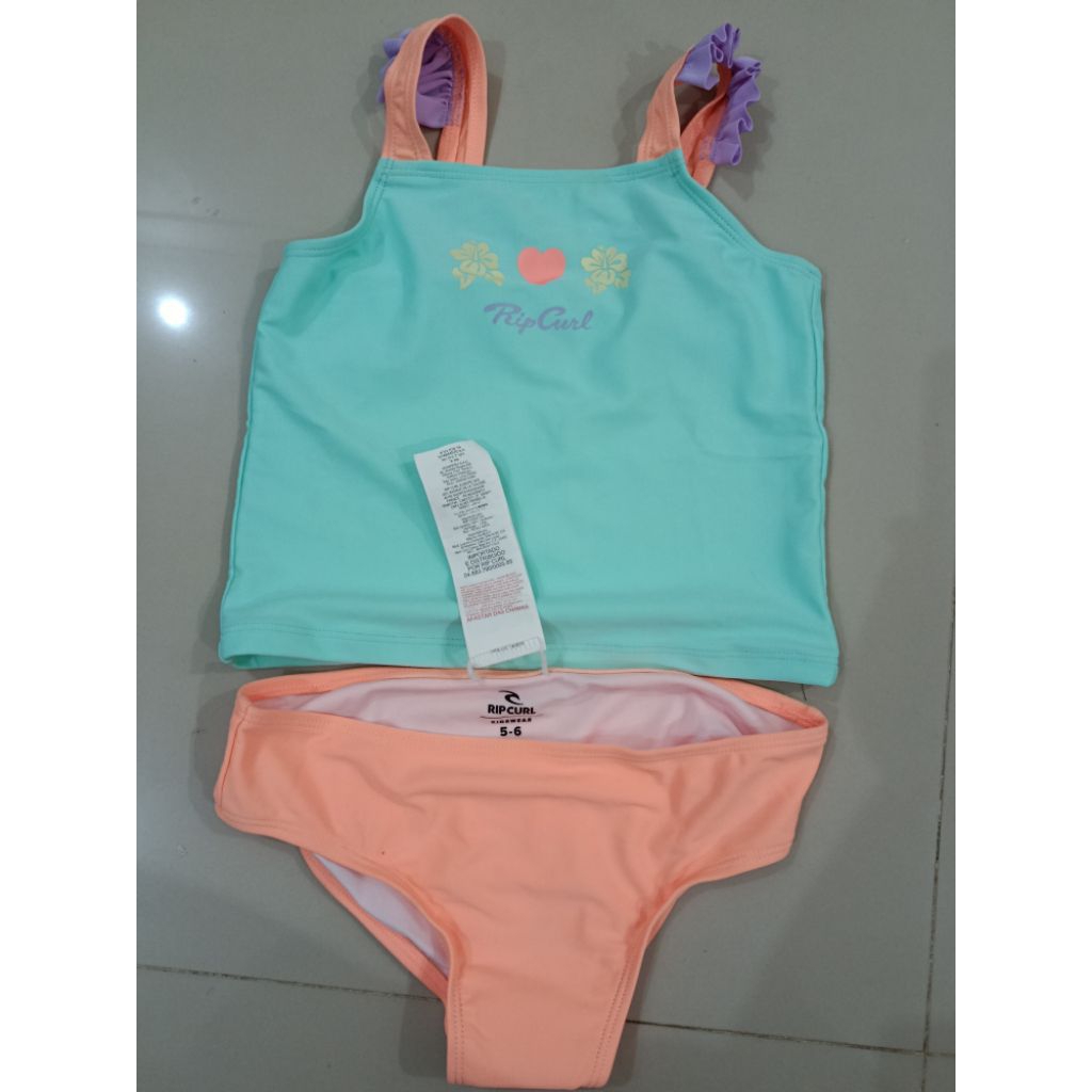 ripcurl sun bikini girl, swimsuit, baju renang anak
