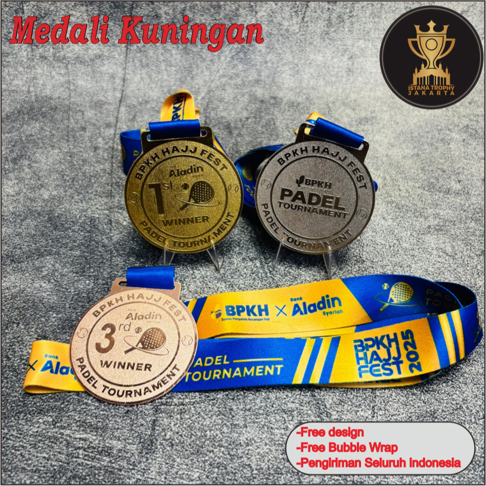 Medali Kuningan | Medali Wisuda | Medali Custom | Medali Lomba