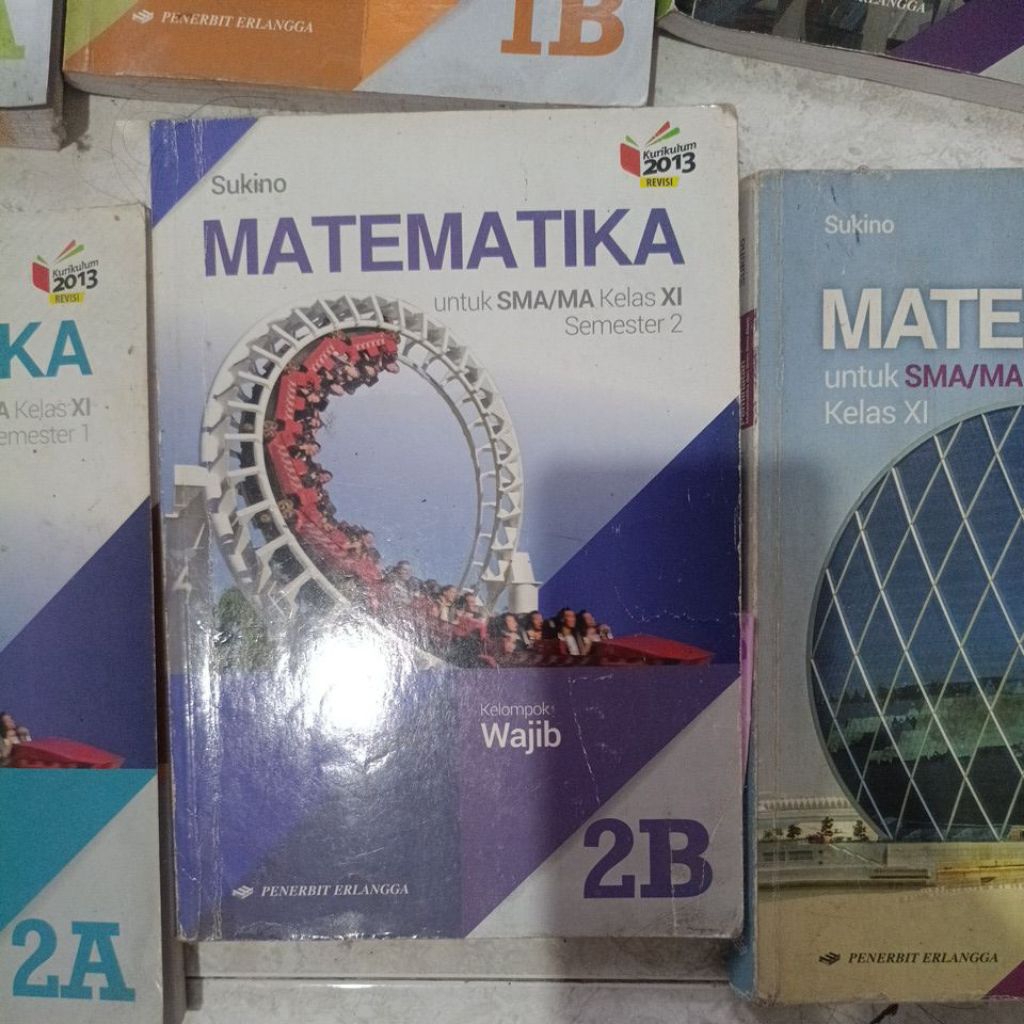 Matematika Wajib 2B  Erlangga Sukino