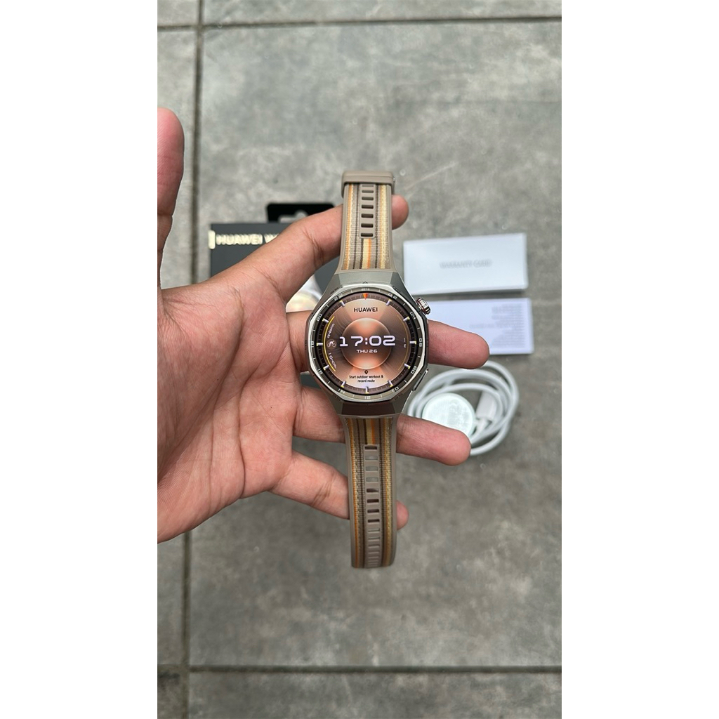 Huawei GT 6 pro brown 46mm like new fullset garansi panjang