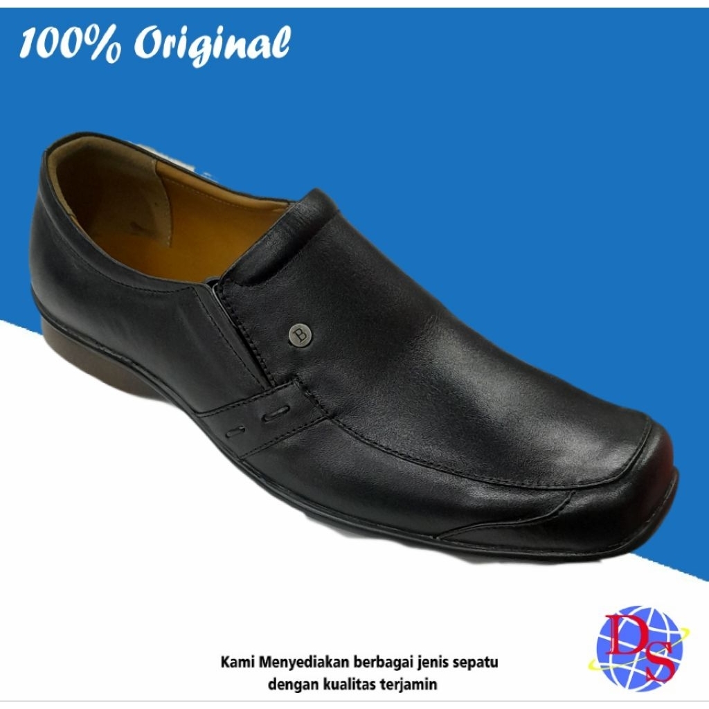 Sepatu Pantofel Pria Bobby Brown JP 991 Hitam Sepatu Pesta Pria Sepatu Pantofel Pria
