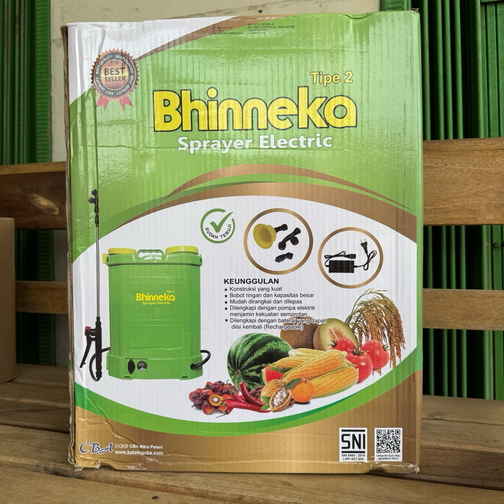 Sprayer Tanki Elektrik, Mesin Semprot Pertanian Elektrik CBA Bhinneka 16 Liter