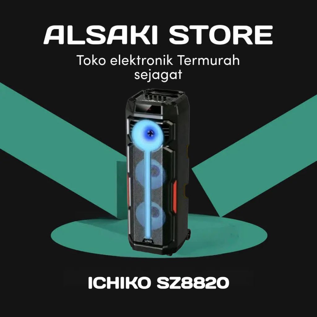 ICHIKO SZ8820 / SZ-8820 SPEAKER PORTABLE Bluetooth Karaoke