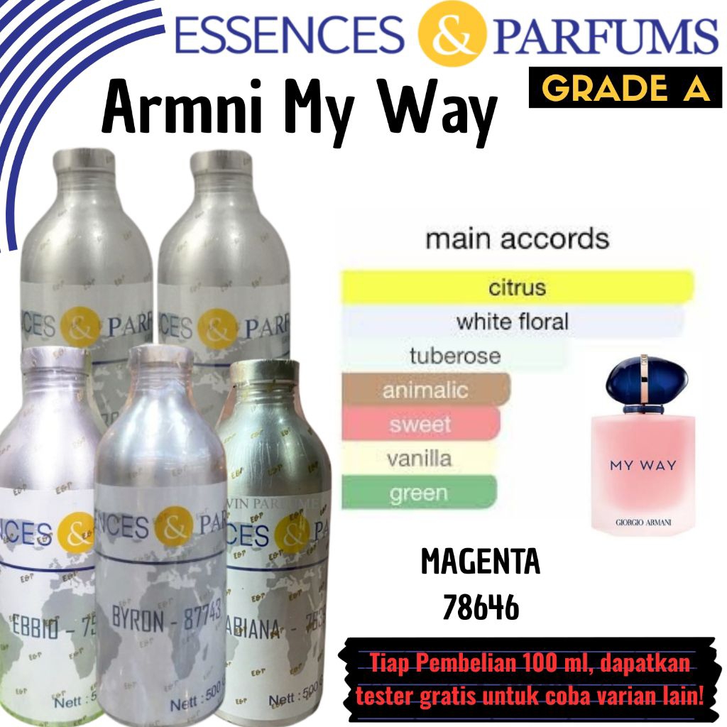 Bibit parfum repacking 100 ML parfume bibit luzi parfarome kualitas bibit parfum myy wayyy essences 