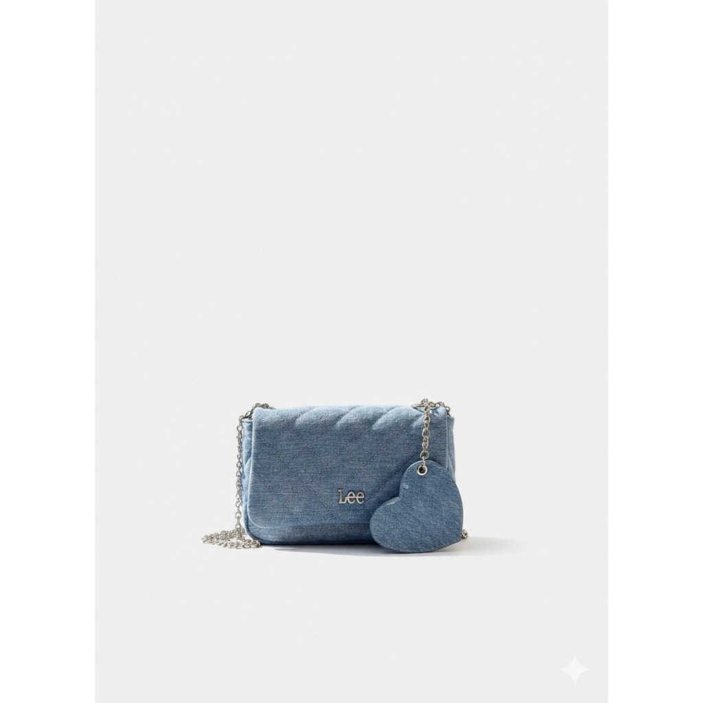 Tas Sling Lee Candy Denim Flap Bag