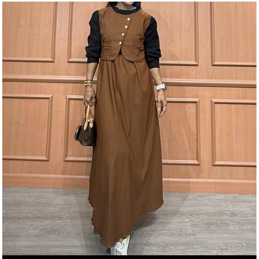 Dress layla terbaru / layla baby soft jeans / dress soft jeans /Layla dress terbaru / Gamis layla / 