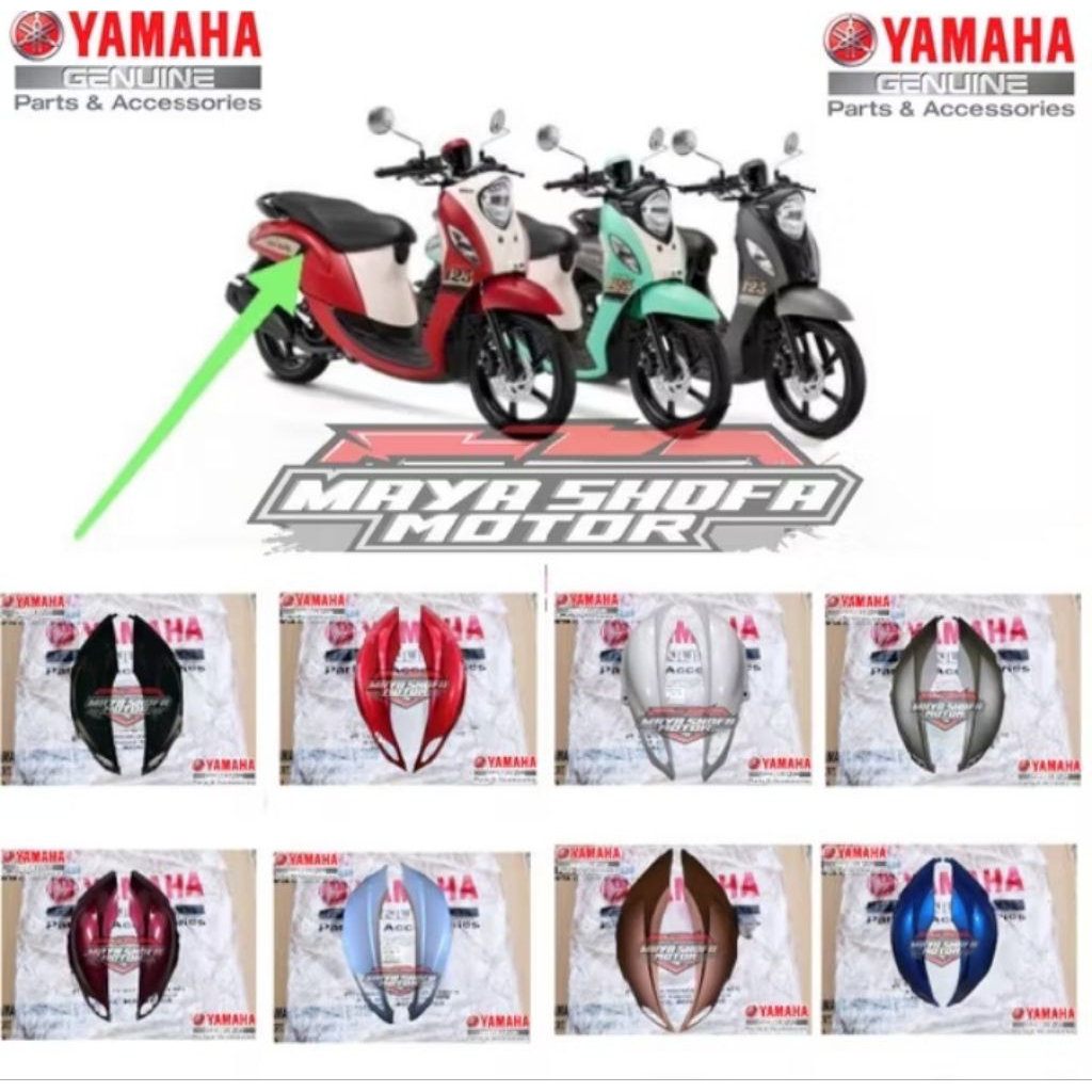 COVER BODY BELAKANG FINO 125 FINO GRANDE ORIGINAL