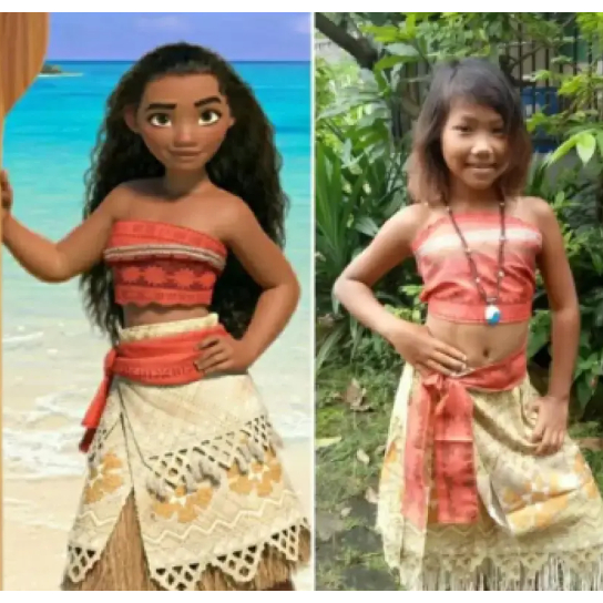 Kostum Moana Anak Cewek Baju Moana Kostum Anak Setelan Anak FIlm Moana