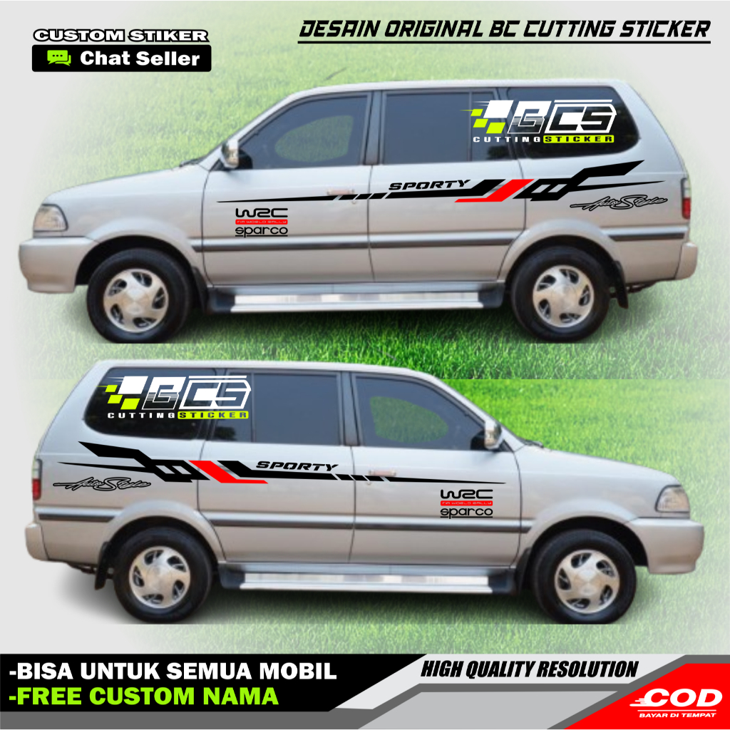 NEW STIKER MOBIL KIJANG KAPSUL STIKER MOBIL KIJANG LGX STIKER MOBIL PANTHER TURBO LIVERY MOBIL KIJAN