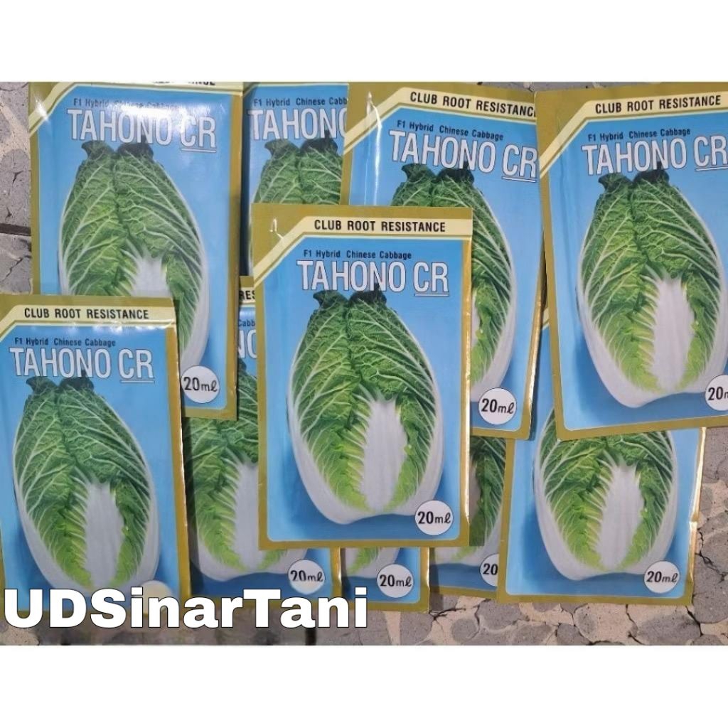 10 Bungkus Benih/Bibit Sawi Putih TAHONO CR Unggul isi 20 ml