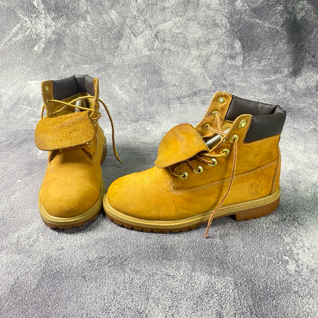 Sepatu Boots Timberland Yellow Iconic Second Original