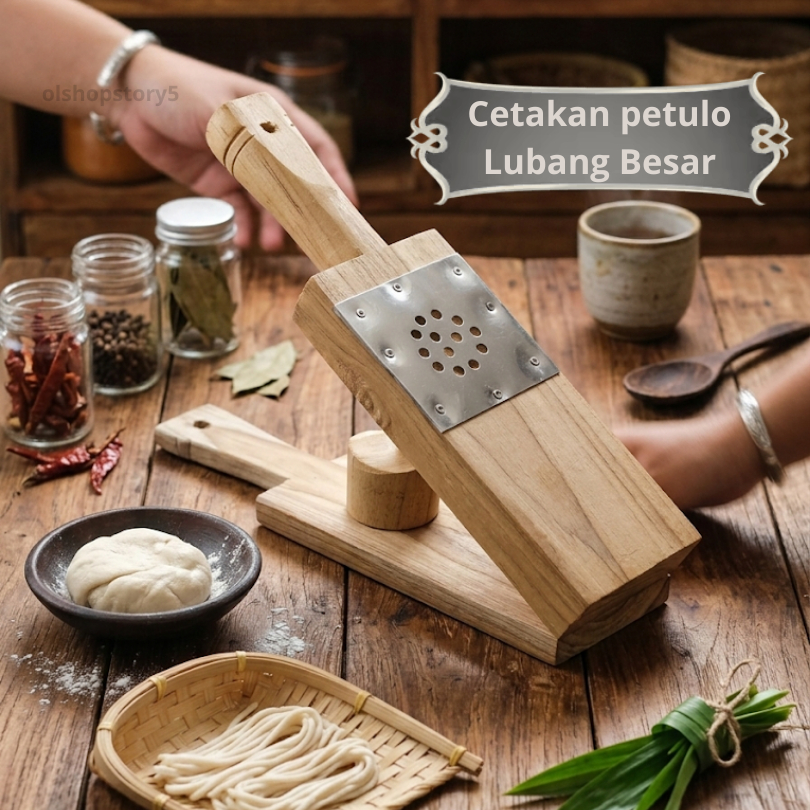 Putu Mayang Kayu / Cetakan Petulo Kayu Lubang Besar