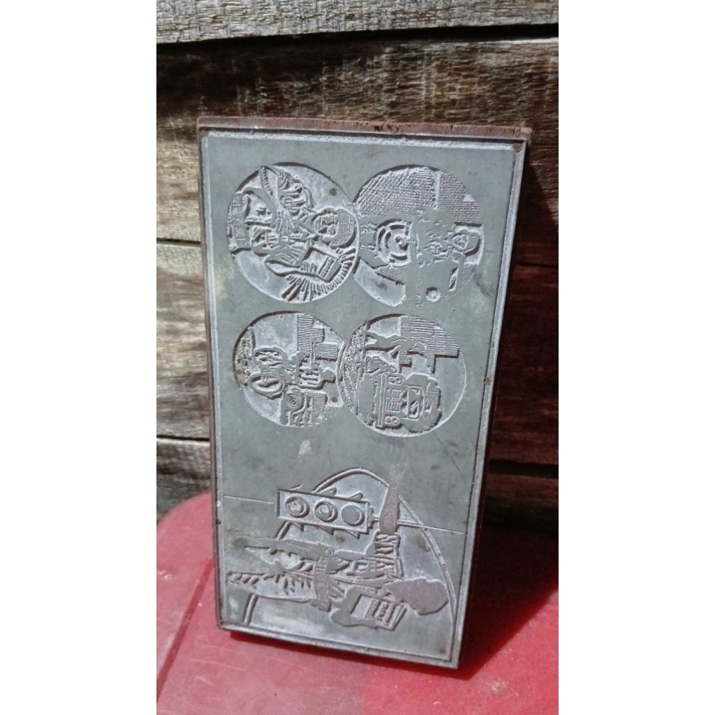 Iklan hiasan dinding stempel kayu 155rb jadul antik kuno lawas vintage display