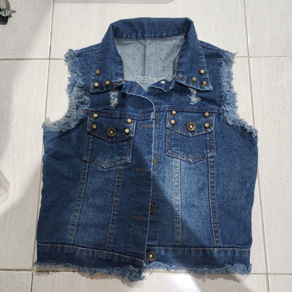 Jaket Jeans Jaket Denim Outer Jeans Outer Denim Baju Anak Baju Wanita