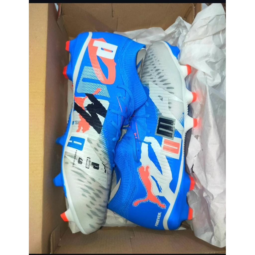 Puma Future 8 Match FG Blue and White