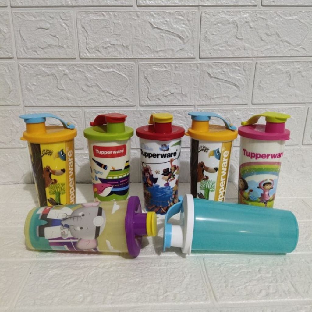 NEW Tupperware fun Tumbler 260ml botol minum anak TK SD paud
