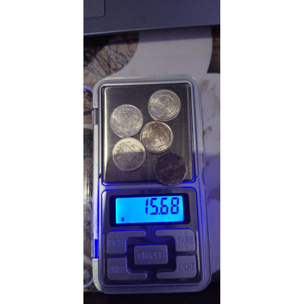 koin perak 1/4 harga perbiji