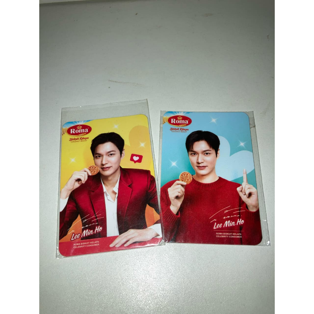 Official PhotoCard Roma Kelapa X Lee Min Ho
