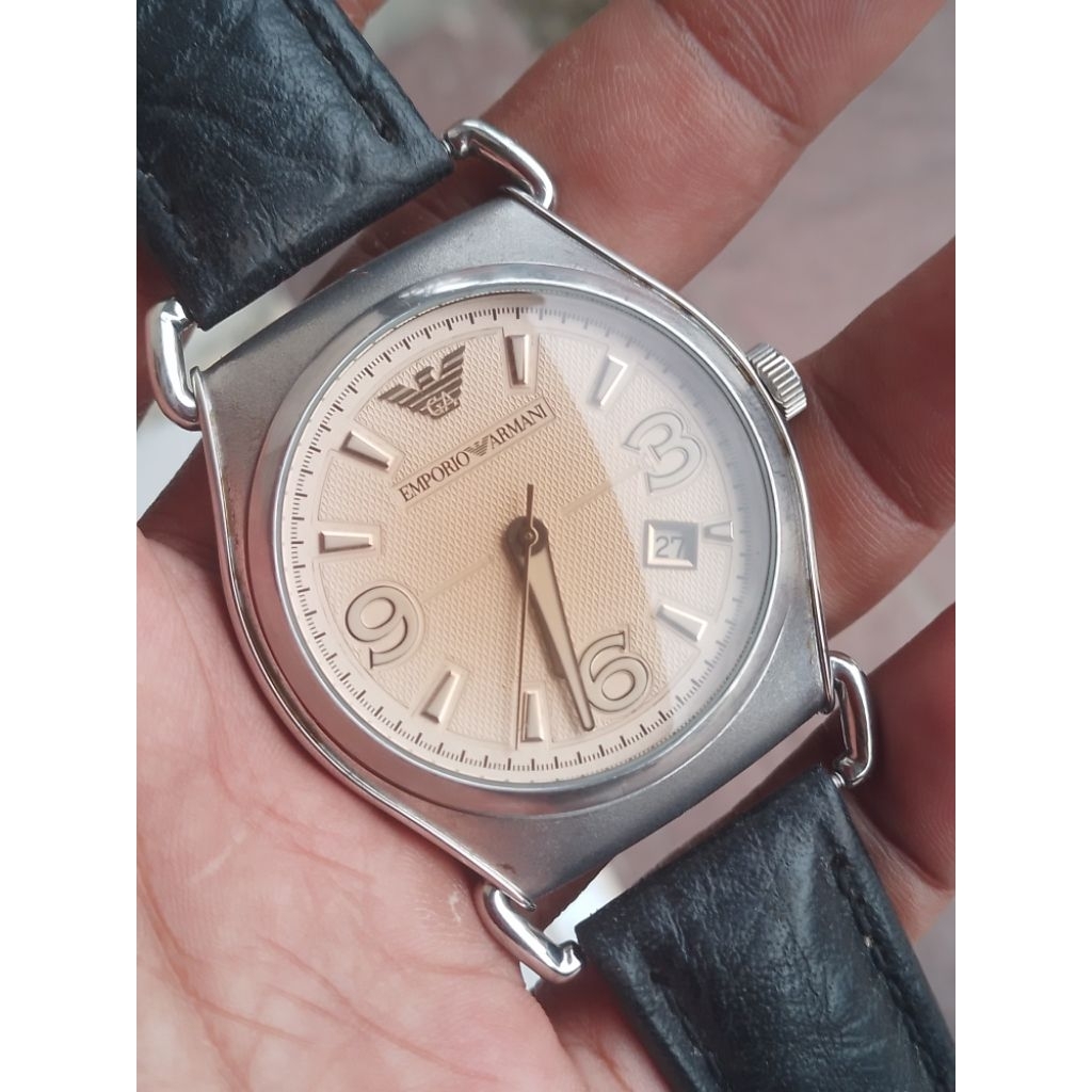 emporio armani jam tangan pria original preloved/second/bekas