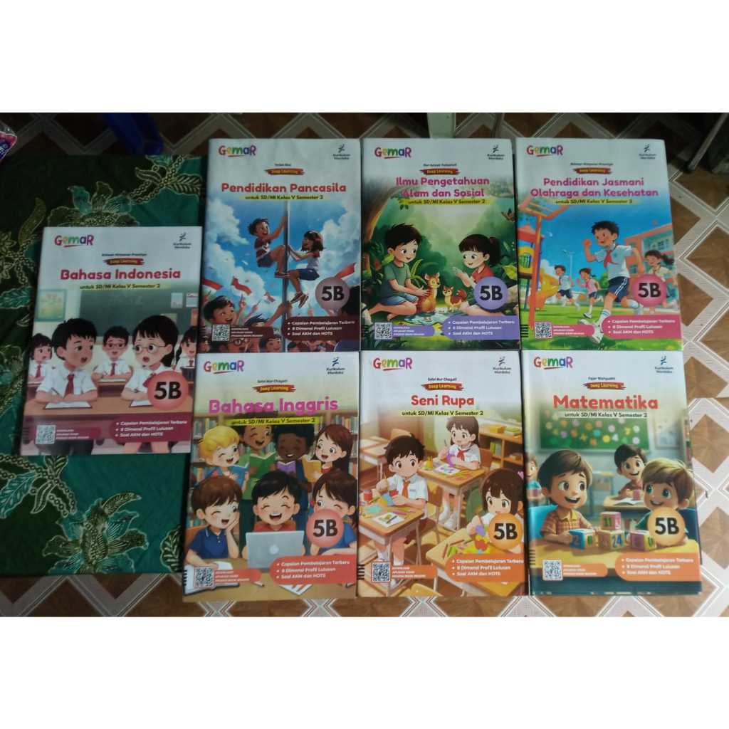 LKS Gemar Kelas 5 Semester 2 Tahun 2025/2026 Semua Mapel ( 7 Mapel ) + Softcopy Kunci Jawaban