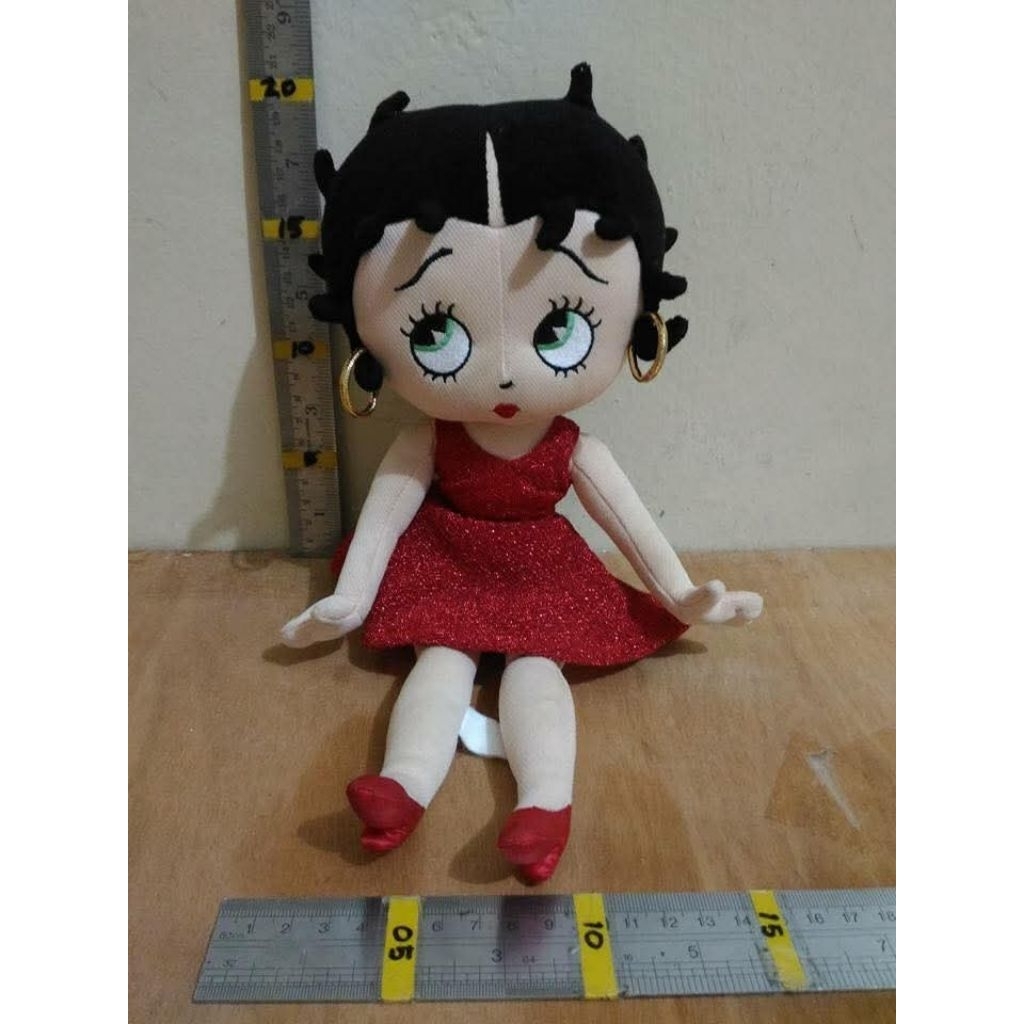 boneka betty boop mata bordir