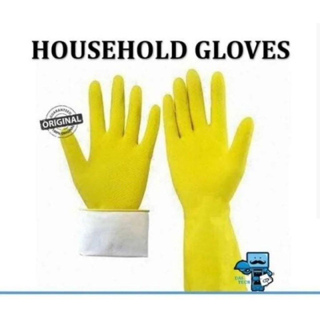 Sarung Tangan Glove Safety APD Panjang Karet