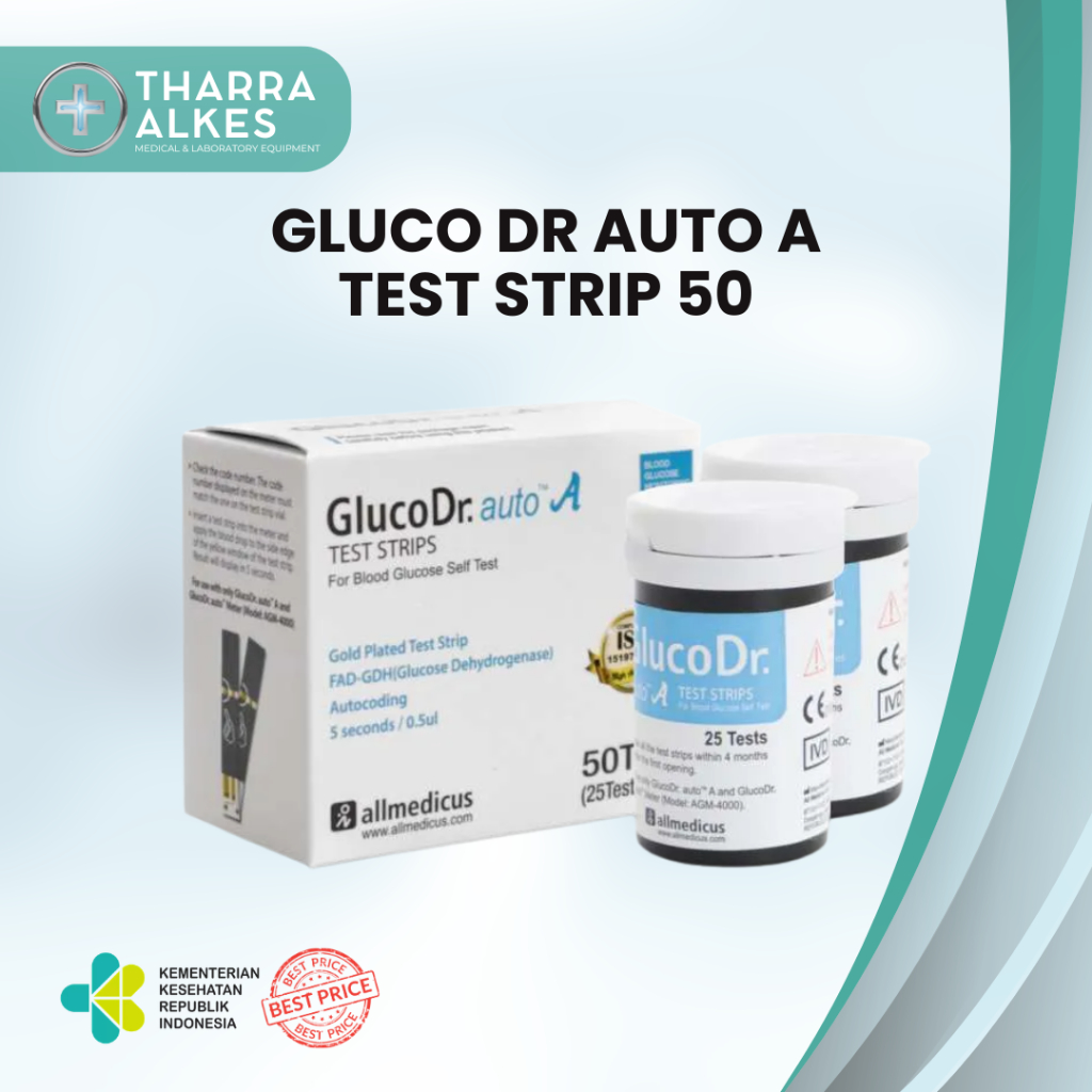 GLUCO DR AUTO TEST STRIP 50 TEST