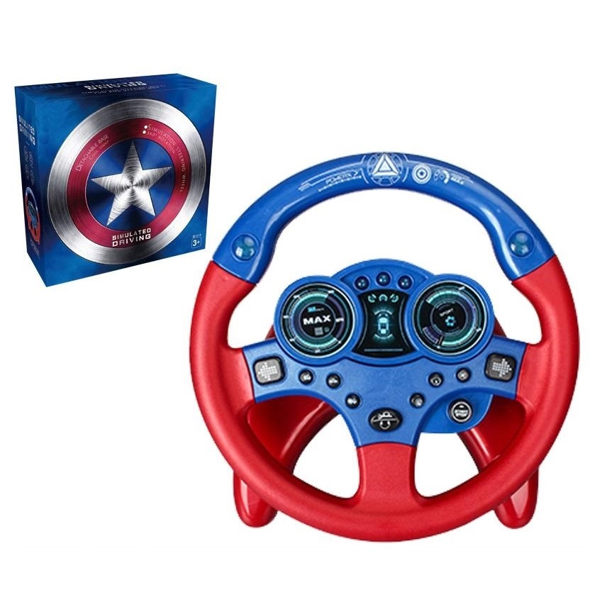 MAINAN ANAK BAYI PERAN MENGEMUDI BUS SIMULATOR ASAK OTAK CAPTAIN SETIR MOBIL STEERING WHEEL STIR BON