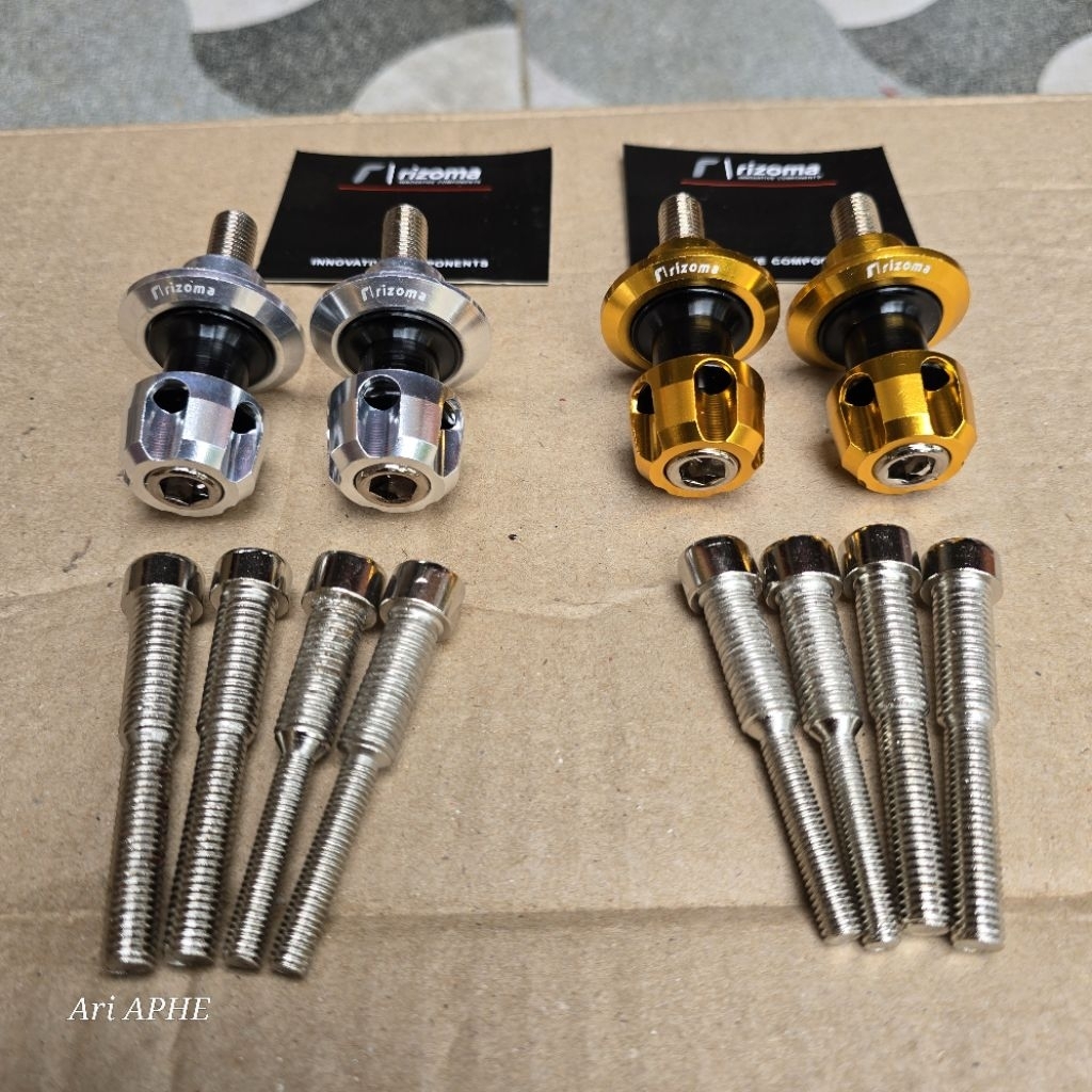 PROMO jalu pedok peddock RIZOMA CNC universal semua arm NINJA 250/150 ZX25R R25 MT25 CBR250RR VIXION