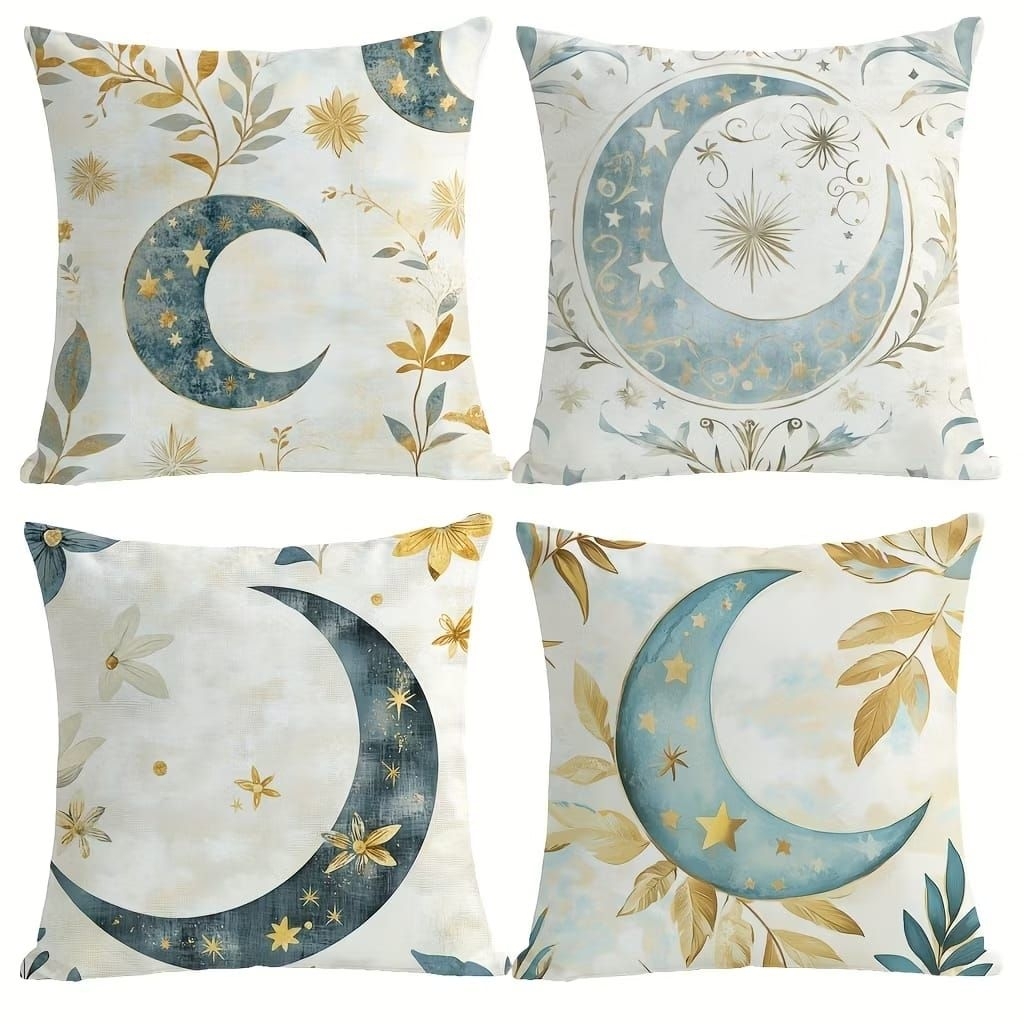 Sarung Bantal Ramdhan Set Bulan Bintang Dekorasi sarban bulan bintang