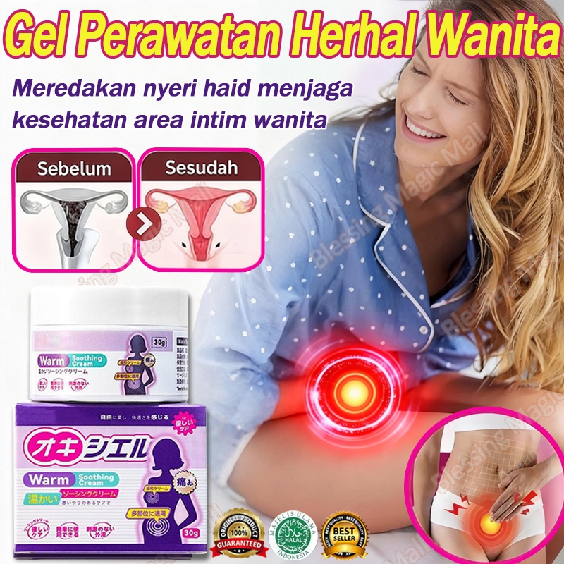 Gel Penghangat Perut Haid Krim Penenang Hangat Gel Pereda Nyeri Haid Membantu Meredakan Ketidaknyama
