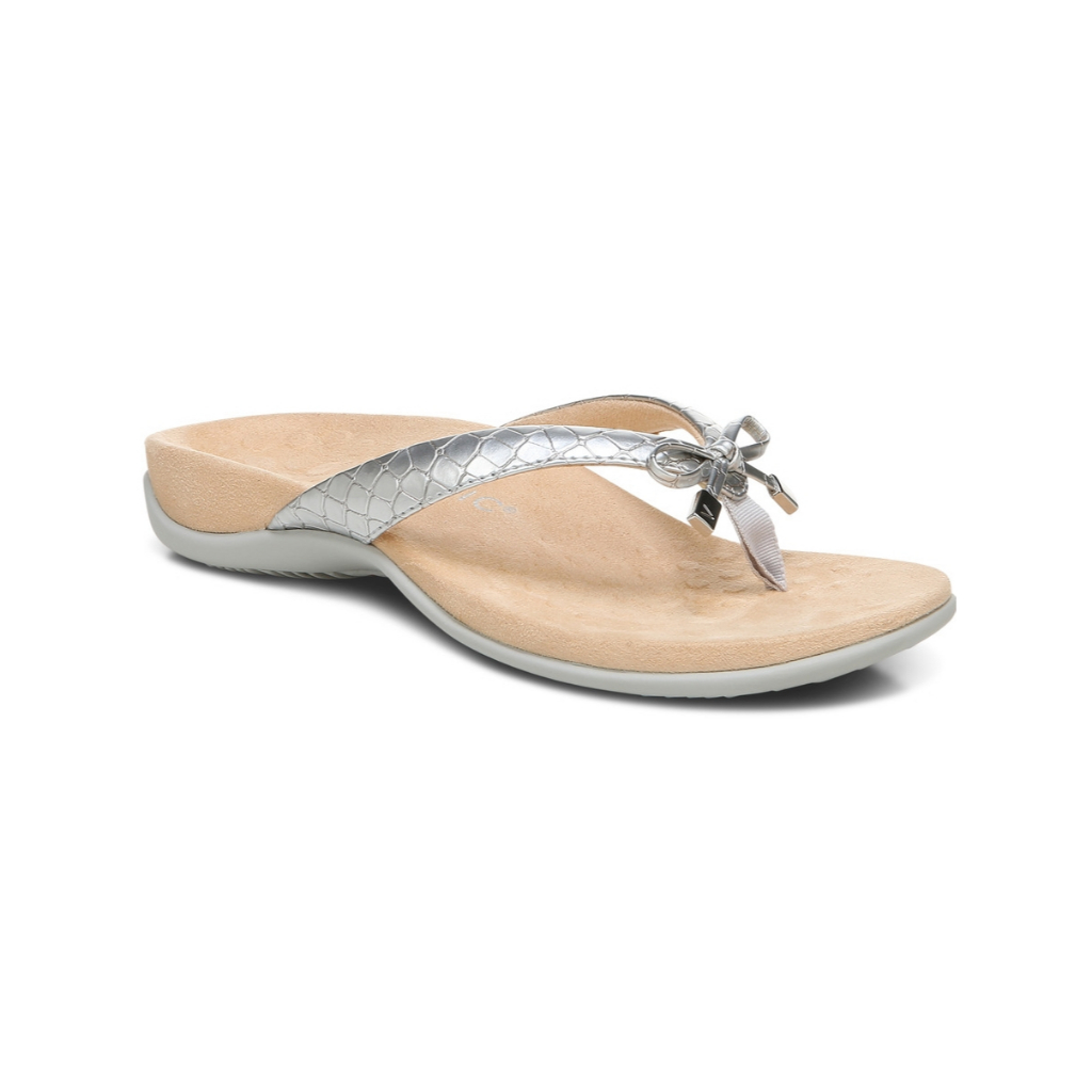 Vionic Bella Silver Sandal Wanita