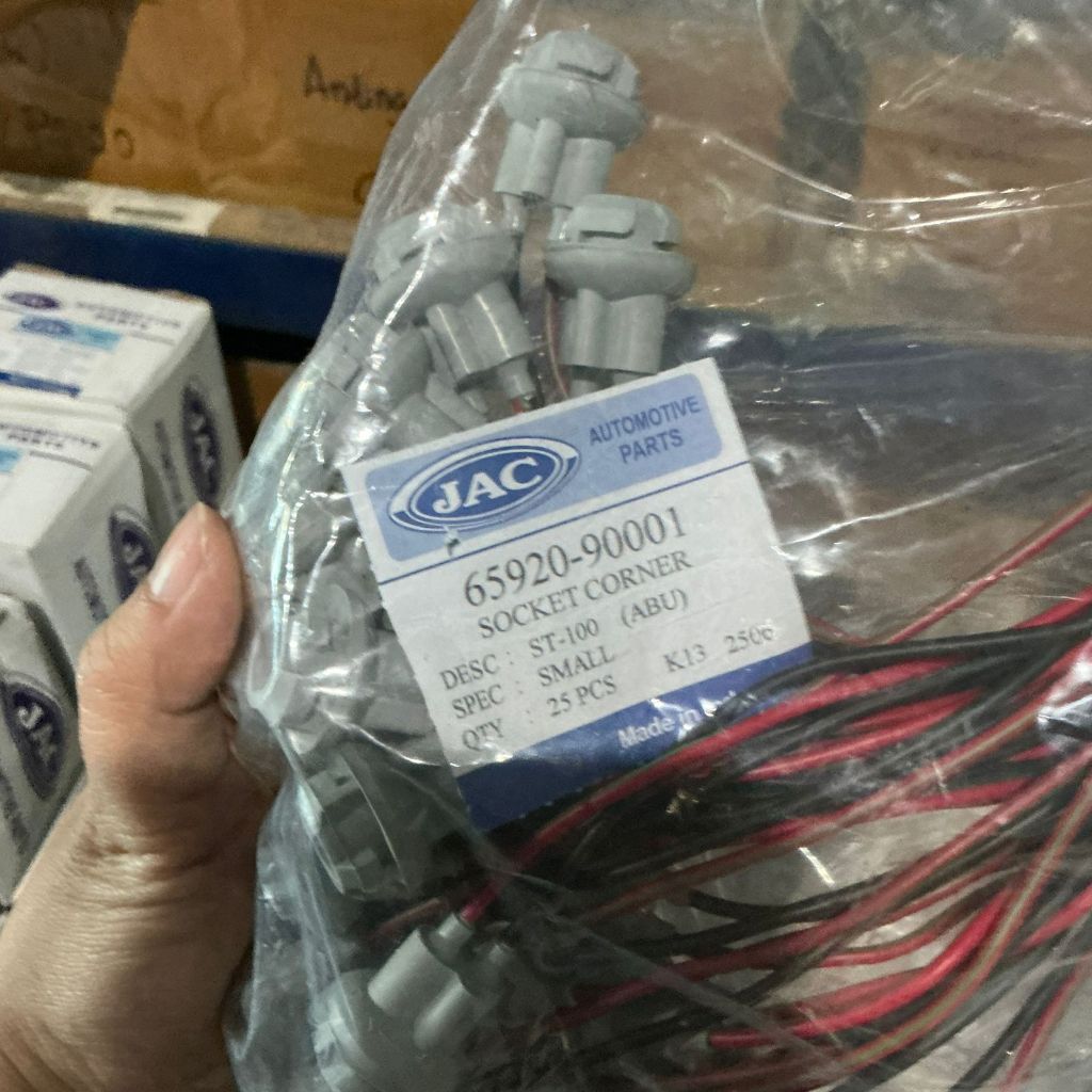 JAC Soket Lampu Tusuk Fitting Piting Lampu Senja Socket Corner Small Kecil St100