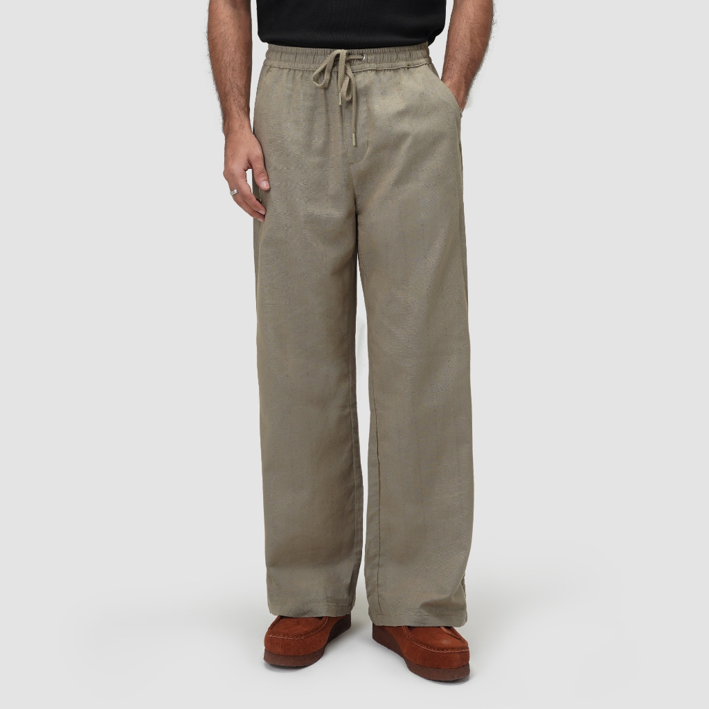 CELCIUS Dobby Relaxed Celana Panjang L03000733C Olive