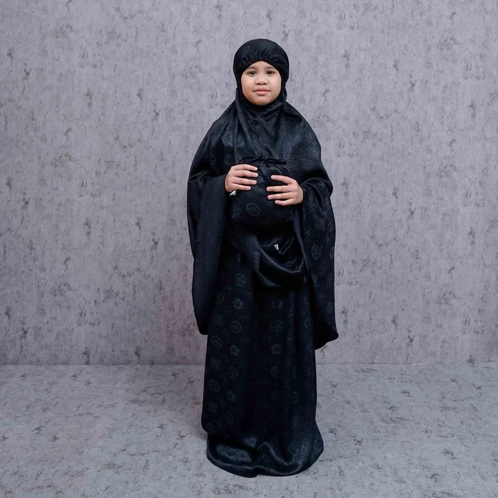 Noic.id - Restu Anggraini Roselyn Kids Prayer Set Original - Mukena Anak Katun Modal