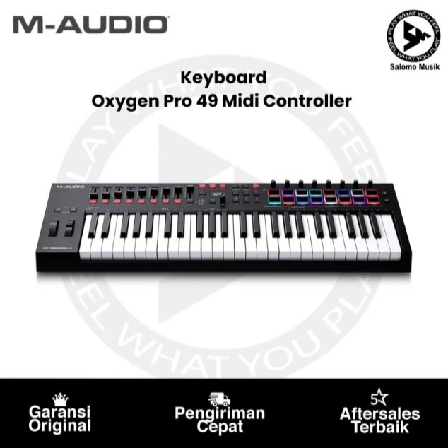 Keyboard USB Midi Controller M-Audio Oxygen Pro49 Original