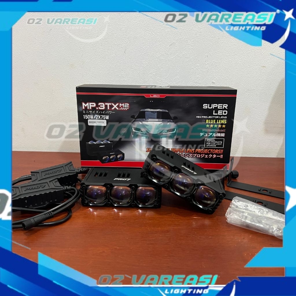 Mini Projector Pro7 New MP3TX M2 Triple Lens BlueLens